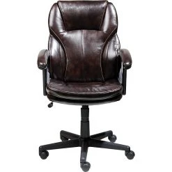 Serta Manager's Office Chair, Puresoft® Faux Leather, Roasted Chestnut Brown (43669OSS) -Cheap The Flex Chair Store unnamed file 4006