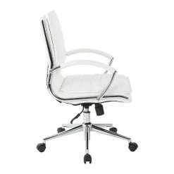Office Star Pro-Line II White Faux Leather Mid-Back Manager's Chair With Chrome Finish Arms And Base (SPX23591C-U11) -Cheap The Flex Chair Store unnamed file 4046
