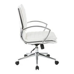 Office Star Pro-Line II White Faux Leather Mid-Back Manager's Chair With Chrome Finish Arms And Base (SPX23591C-U11) -Cheap The Flex Chair Store unnamed file 4047