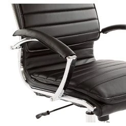 Office Star Pro-Line II Black Faux Leather Mid-Back Manager's Chair With Chrome Finish Arms And Base (SPX23591C-U6) -Cheap The Flex Chair Store unnamed file 4066