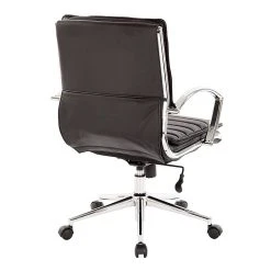 Office Star Pro-Line II Black Faux Leather Mid-Back Manager's Chair With Chrome Finish Arms And Base (SPX23591C-U6) -Cheap The Flex Chair Store unnamed file 4069