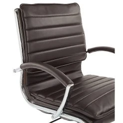 Office Star Pro-Line II Espresso Faux Leather Mid-Back Manager's Chair With Chrome Finish Arms And Base (SPX23591C-U1) -Cheap The Flex Chair Store unnamed file 4075