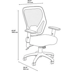 Bush Business Furniture Accord Mesh Back Office Chair, Black Fabric (CH1205BLF-03) -Cheap The Flex Chair Store unnamed file 4097