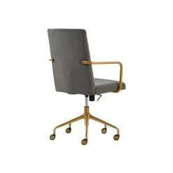 Elle Decor Giselle Fabric Computer And Desk Chair, Light Gray/Gold (CHR10058B) -Cheap The Flex Chair Store unnamed file 410