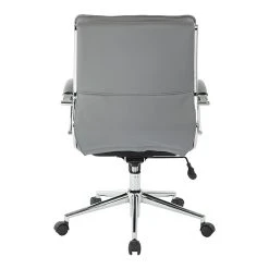 Office Star Pro-Line II Charcoal Gray Faux Leather Mid-Back Manager's Chair With Chrome Finish Arms And Base (SPX23591C-U42) -Cheap The Flex Chair Store unnamed file 4106