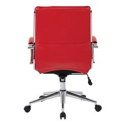 Office Star Pro-Line II Red Faux Leather Mid-Back Manager's Chair With Chrome Finish Arms And Base (SPX23591C-U9) -Cheap The Flex Chair Store unnamed file 4115