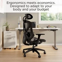 Union & Scale™ FlexFit™ Dexley Mesh Task Chair, Black (UN56946) -Cheap The Flex Chair Store unnamed file 4132