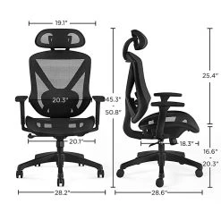 Union & Scale™ FlexFit™ Dexley Mesh Task Chair, Black (UN56946) -Cheap The Flex Chair Store unnamed file 4134