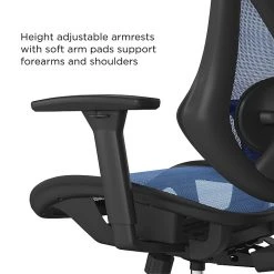 Union & Scale™ FlexFit™ Dexley Mesh Task Chair, Blue (UN59375) -Cheap The Flex Chair Store unnamed file 4168