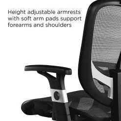 Union & Scale™ FlexFit™ Hyken Mesh Task Chair, Charcoal Gray (UN59464) -Cheap The Flex Chair Store unnamed file 4186