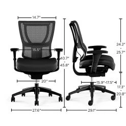 Union & Scale FlexFit™ 1500TF Mesh Back Fabric Task Chair, Black (UN50584) -Cheap The Flex Chair Store unnamed file 4199