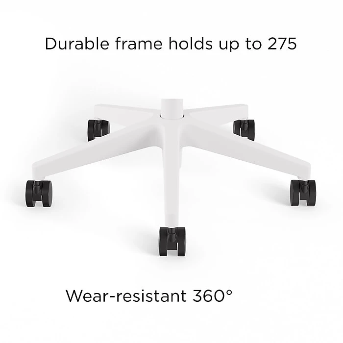 Union & Scale™ Essentials Mesh Back Fabric Task Chair, Seafoam (UN60409) 8 Union & Scale™ Essentials Mesh Back Fabric Task Chair, Seafoam (UN60409) - Image 6