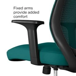 Union & Scale™ Essentials Mesh Back Fabric Task Chair, Teal (UN60410) -Cheap The Flex Chair Store unnamed file 4294