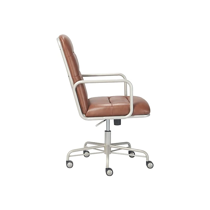 Finch Franklin Bonded Leather Computer And Desk Chair, Camel (CHR10060B) 5 Finch Franklin Bonded Leather Computer And Desk Chair, Camel (CHR10060B) - Image 3