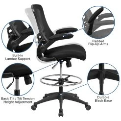 Flash Furniture Mid-Back Design Mesh Task Chair, Black (BL-X-5M-D-GG) -Cheap The Flex Chair Store unnamed file 4391