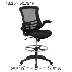 Flash Furniture Mid-Back Design Mesh Task Chair, Black (BL-X-5M-D-GG) -Cheap The Flex Chair Store unnamed file 4392