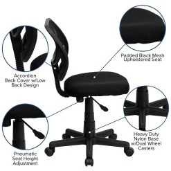 Flash Furniture Mesh Task Chair, Black (WA-3074-BK-GG) -Cheap The Flex Chair Store unnamed file 4419