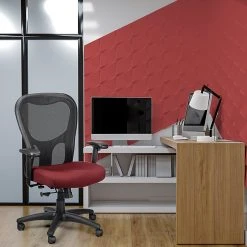 Tempur-Pedic TP9000 Mesh Task Chair, Burgundy (TP9000-Burgundy) -Cheap The Flex Chair Store unnamed file 4454