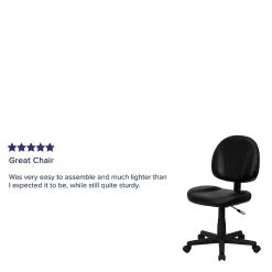 Flash Furniture Faux Leather Task Chair, Black (BT688BK) -Cheap The Flex Chair Store unnamed file 4526