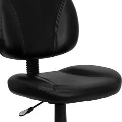 Flash Furniture Faux Leather Task Chair, Black (BT688BK) -Cheap The Flex Chair Store unnamed file 4530