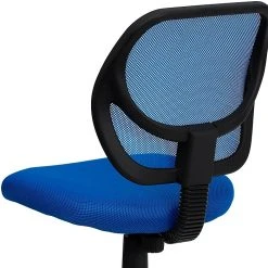 Flash Furniture Fabric Mid-back Task Chair, Blue -Cheap The Flex Chair Store unnamed file 4586