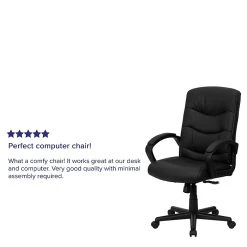 Flash Furniture Faux Leather Task Chair, Black (GO9771BKLEA) 15 Flash Furniture Faux Leather Task Chair, Black (GO9771BKLEA) -Cheap The Flex Chair Store unnamed file 4618