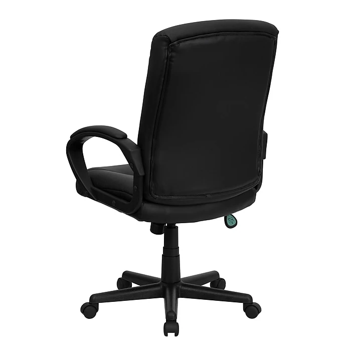 Flash Furniture Faux Leather Task Chair, Black (GO9771BKLEA) 10 Flash Furniture Faux Leather Task Chair, Black (GO9771BKLEA) - Image 8