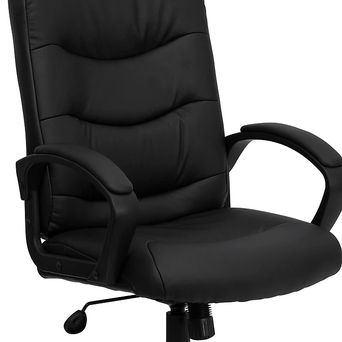 Flash Furniture Faux Leather Task Chair, Black (GO9771BKLEA) 11 Flash Furniture Faux Leather Task Chair, Black (GO9771BKLEA) - Image 9