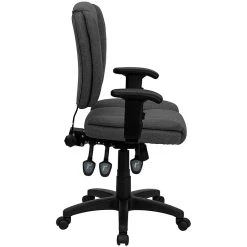 Flash Furniture Fabric Multi-Functional Ergonomic Task Chairs With Arms (GO930FGYA) -Cheap The Flex Chair Store unnamed file 4665