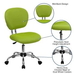 Flash Furniture Mid Back Mesh Task Chair, Apple Green (H2376FGN) -Cheap The Flex Chair Store unnamed file 4689