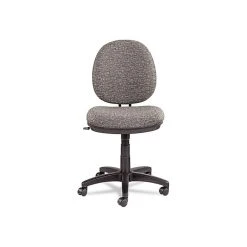Alera Interval Swivel/Tilt Task Chair, 100% Acrylic With Tone-On-Tone Pattern Gray