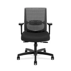 HON Convergence Fabric/Mesh Task Chair, Adjustable Arms, Black (HONCMY1AACCF10) -Cheap The Flex Chair Store unnamed file 4740