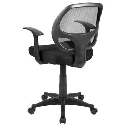 Flash Furniture LFW118ABK Mesh Mid-Back Task Chair With Fixed Arms, Black -Cheap The Flex Chair Store unnamed file 4760