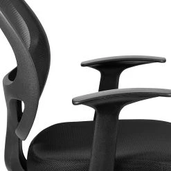 Flash Furniture LFW118ABK Mesh Mid-Back Task Chair With Fixed Arms, Black -Cheap The Flex Chair Store unnamed file 4761