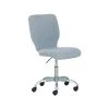 True Sherpa Fabric Swivel Office Chair, Smoke (60058) -Cheap The Flex Chair Store unnamed file 4772