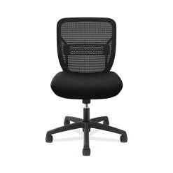 HON Gateway Fabric/Mesh Mid-Back Task Chair, Black, Armless (HONGVNMZ1ACCF1G) -Cheap The Flex Chair Store unnamed file 4781