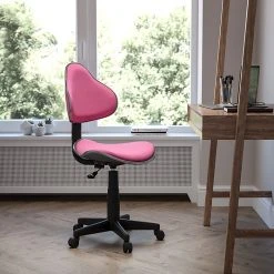 Flash Furniture Fabric Ergonomic Task Chairs With Chrome Metal Band Accent (BT699PINK) -Cheap The Flex Chair Store unnamed file 4790