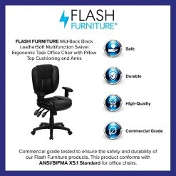 Flash Furniture Leather/Faux Leather Task Chair, Black (GO-930F-BK-LEA-ARMS-GG) 10 Flash Furniture Leather/Faux Leather Task Chair, Black (GO-930F-BK-LEA-ARMS-GG) -Cheap The Flex Chair Store unnamed file 4800