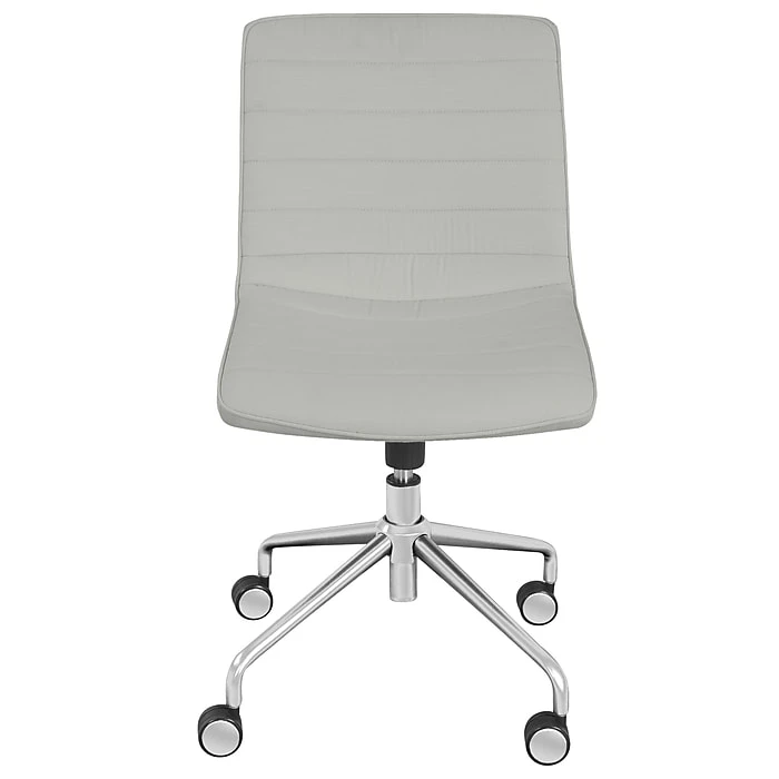 ELLE Decor Adelaide Fabric Task Chair, Ivory (48214B) 5 ELLE Decor Adelaide Fabric Task Chair, Ivory (48214B) - Image 3