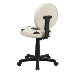Flash Furniture Vinyl Soccer Task Chair Without Arms, Black/White -Cheap The Flex Chair Store unnamed file 4810