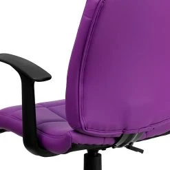 Flash Furniture Mid-Back Quilted Vinyl Task Chair With Nylon Arms, Purple -Cheap The Flex Chair Store unnamed file 4821