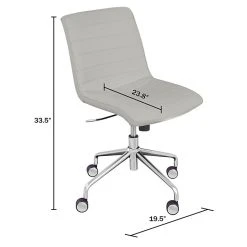 ELLE Decor Adelaide Fabric Task Chair, Ivory (48214B) 13 ELLE Decor Adelaide Fabric Task Chair, Ivory (48214B) -Cheap The Flex Chair Store unnamed file 484