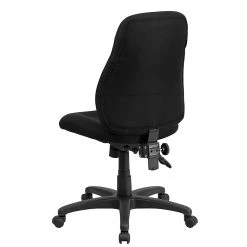 Flash Furniture BT90297M Fabric-Upholstered Mid-Back Multi-Functional Ergo Swivel Task Chair, Black -Cheap The Flex Chair Store unnamed file 4842