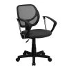 Flash Furniture Fabric Mid-Back Task Chair With Capped Arm, Gray 1 Flash Furniture Fabric Mid-Back Task Chair With Capped Arm, Gray -Cheap The Flex Chair Store unnamed file 4864
