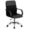 Flash Furniture Mesh Back LeatherSoft Task Chair, Black (LF-W-61B-2-GG) -Cheap The Flex Chair Store unnamed file 4873