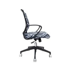 The Raynor Group Elizabeth Sutton Gramercy Fabric Swivel Task Chair, Black Grayscale Echo Silver (K-ESGR-BLK-ECHO-SIL) -Cheap The Flex Chair Store unnamed file 4886