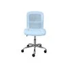 Serta Essentials Armless Ergonomic Bonded Leather/Mesh Swivel Task Chair, Blue (48740D) -Cheap The Flex Chair Store unnamed file 4944