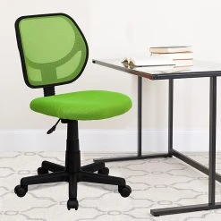 Flash Furniture Fabric Mid-back Task Chair, Green -Cheap The Flex Chair Store unnamed file 4964