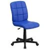 Flash Furniture Mid-Back Quilted Vinyl Task Chair, Blue -Cheap The Flex Chair Store unnamed file 4986