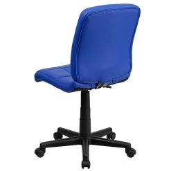Flash Furniture Mid-Back Quilted Vinyl Task Chair, Blue -Cheap The Flex Chair Store unnamed file 4993